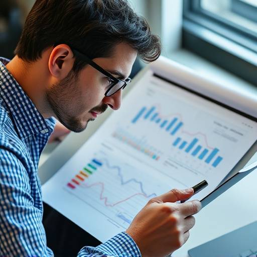 Una persona analizando un informe crediticio